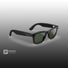 Ray-Ban Wayfarer (Gen 2) Глянцевый Чёрный с Прозрачно-Графитовыми-Зелёными Линзами (Transitions Graph Green)
